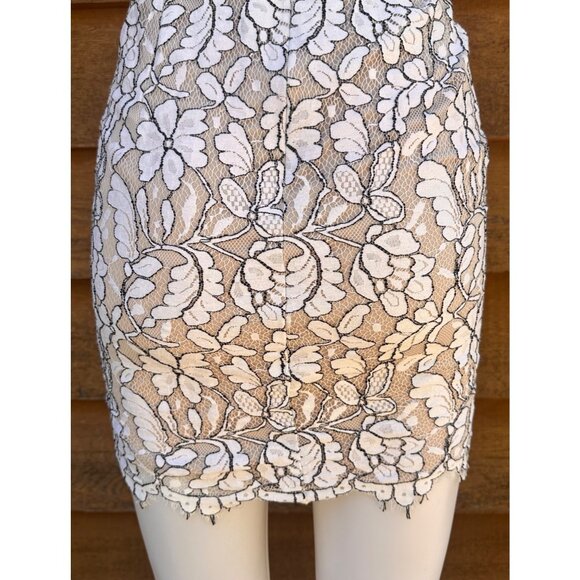 Lulus White Lace Floral Embroidered Mini Dress With Adjustable Spaghetti Straps - Picture 8 of 9